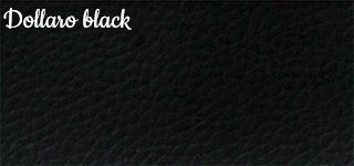 Цвет экокожи Dollaro Black для медицинского кресла на винтовой опоре с подлокотниками КР09